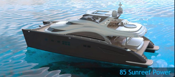 The new 85 Sunreef Power yacht with launch in 2013