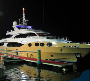 The Middle East premiere of the Majesty 125 superyacht Marina Wonder by Gulf Craft