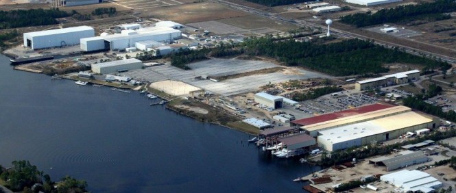 Trinity Yachts' Gulfport Shipyard - January 2012