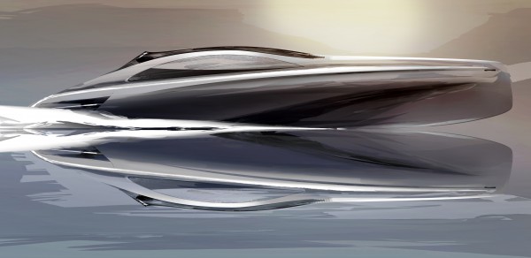 14m Granturismo yacht tender by Mercedes-Benz Style and Silver Arrows Marine