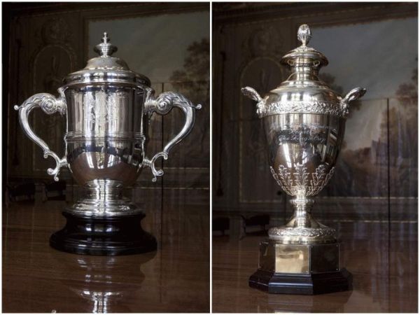 2 TROPHIES FOR THE J-CLASS donated by Claasen Shipyards BV - The Corinthian King’s Cup – 1914 & King’s Hundred Guinea Cup – 1937 Photo  Claasen Shipyards BV