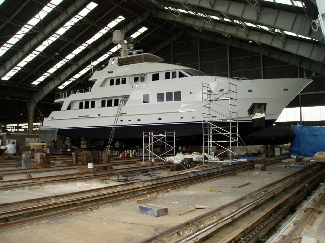 34-metre superyacht Sudami refitted by Solent Refit