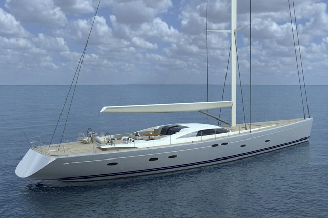 45m Dixon sailing yacht to boast new winches by Lewmar