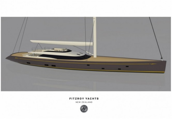 50m luxury sailing yacht Ohana (G50) by Fitzroy and Dubois