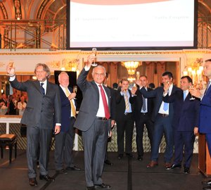 Palumbo Shipyard presented its newest "Sport Hybrid" line at the 2012 MYS