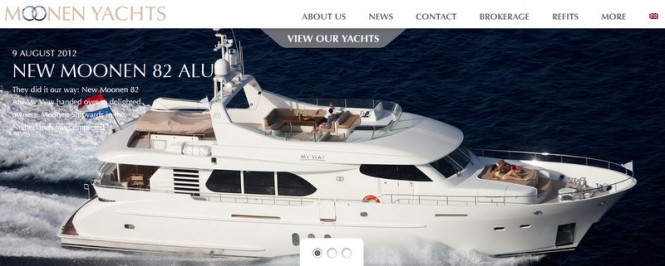A newly upgraded website by Moonen Yachts A newly upgraded website by Moonen Yachts