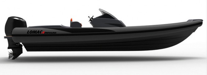 Adrenalina 9.5 yacht tender - side view