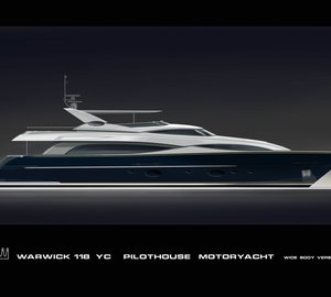 Alia 36-metre superyacht Aliyoni - Image courtesy of Warwick Yacht Design