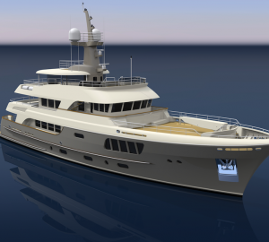 The new 44m motor yacht AY54 by Alloy Yachts with delivery in late 2014