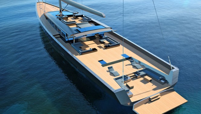 CNB 180 luxury yacht Evoe concept