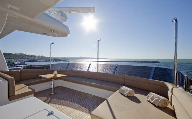 Cantiere delle Marche luxury yacht Percheron - Photo by Maurizio Paradisi