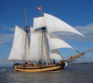 Classic yacht HMS Pickle’s adventure in misfortune