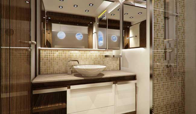 DP70 Fly yacht - Bathroom