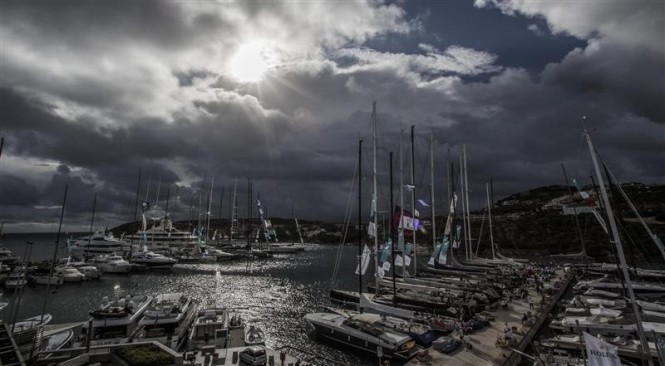 Dockside at the Yacht Club Costa Smeralda - Photo by Rolex/Carlo Borlenghi