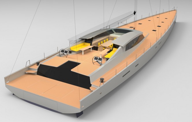 OCD 130 Yacht by Owen Clarke Design 