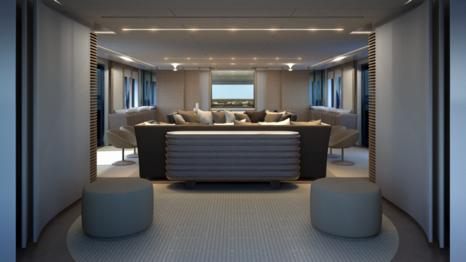 Explorer Yacht Mondo 45 - Saloon