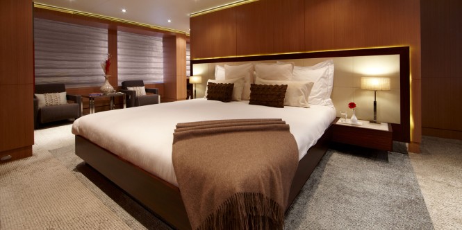 Feadship luxury charter yacht Go - Owners Stateroom