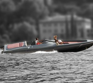 Freccia 1200 yacht tender by Naumatec on display at Cannes Boat Show