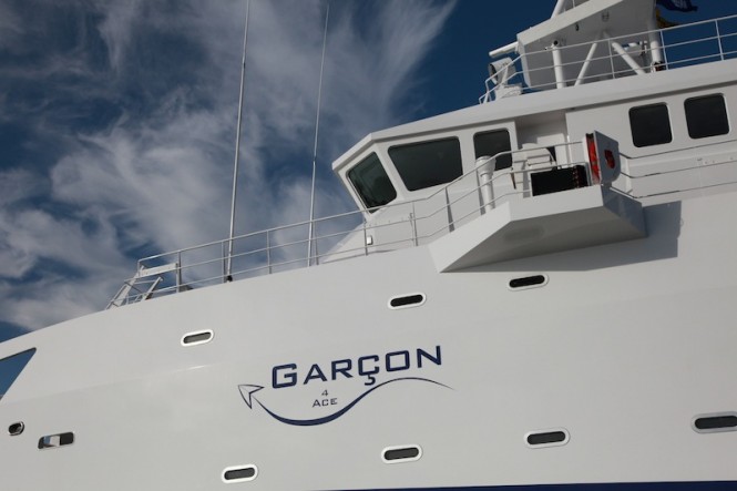 Garcon 4 Ace - Luxury support vessel to motor yacht Ace