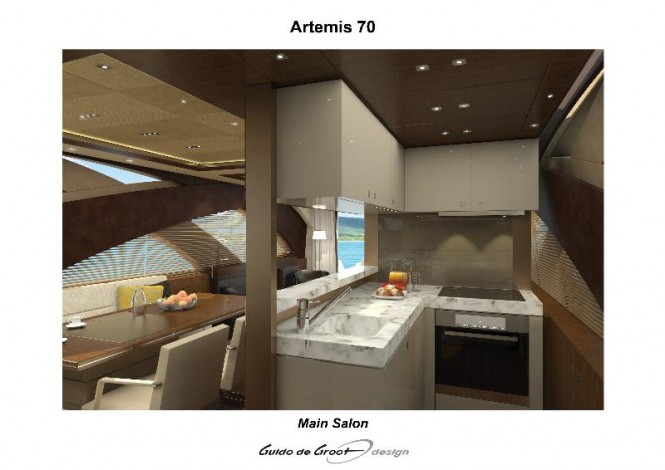 Guido de Groot designed Artemis 70 yacht