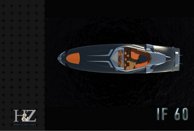 IF 60 yacht - view from above IF 60 yacht - view from above