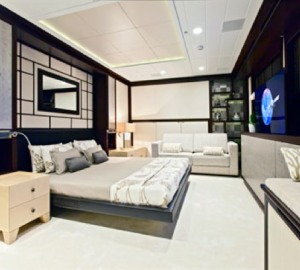 Luxury yacht KARIA and WallyCento Yacht HAMILTON with interior by Design Unlimited at the MYS 