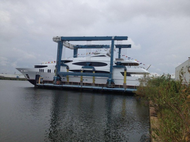 LADY SURA yacht -Trinity Yachts T-059 Launch Photo