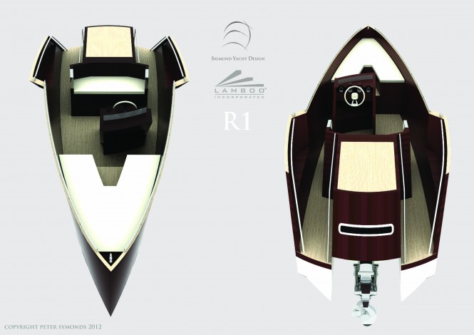 LAMBOO Tender R1 yacht designed by Sigmund Yacht Design - Photo credit Peter Symonds 2012