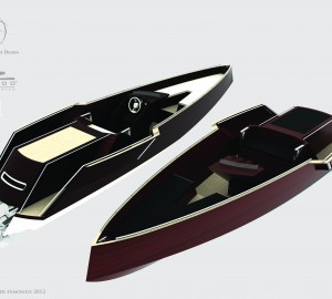World’s First Bamboo Tender - LAMBOO Tender R1 yacht designed by Peter Symonds from Sigmund Yacht Design