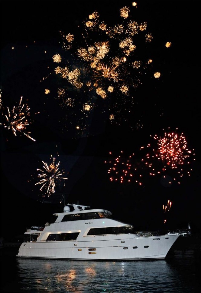 Launch party for the newest Endurance 720 yacht Blue Moon by Hampton Yacht