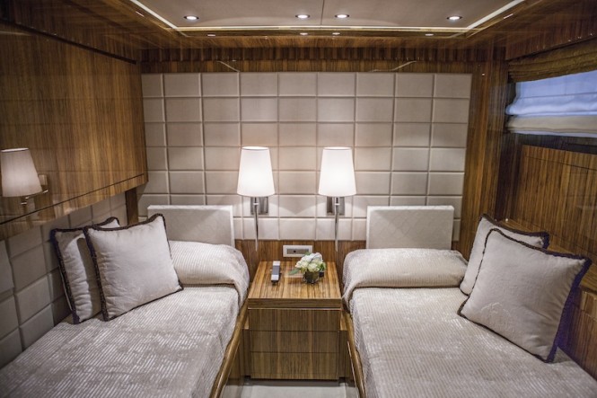 Luxury Motor Yacht Okko - Twin cabin with an extra fold-down bed