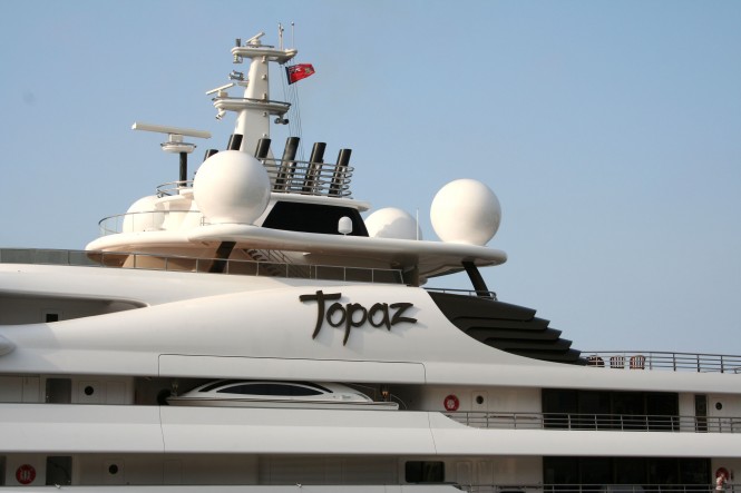 Luxury Yacht TOPAZ - Photo Ian Bugby