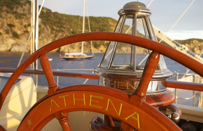 Luxury megayacht Athena - Photo credit Max Cumming