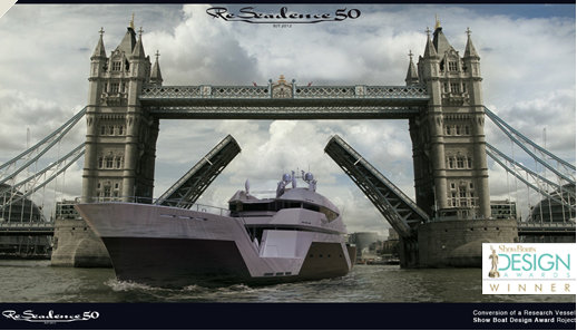 Luxury motor yacht ReSeadence 50 concept by Benjamin Julian Toth