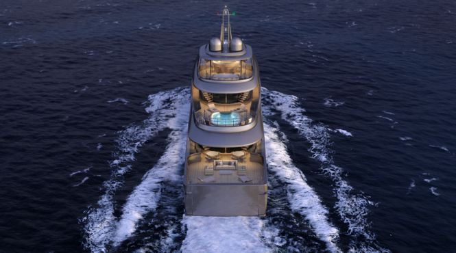 Luxury superyacht MONDO 45 by Sergio Cutolo for Mondo Marine