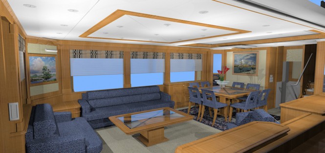 Luxury yacht D75 - Salon