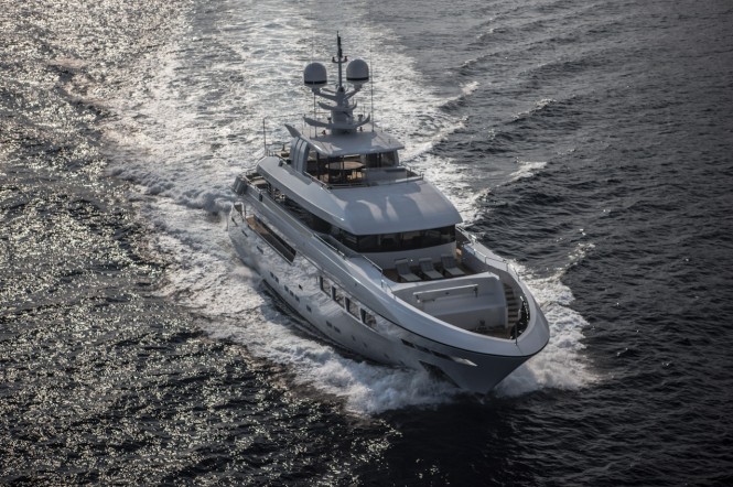 Luxury yacht OKKO - under way - Image courtesy of Mondo Marine