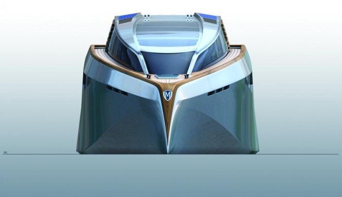 MTT-Shuttle yacht - front view