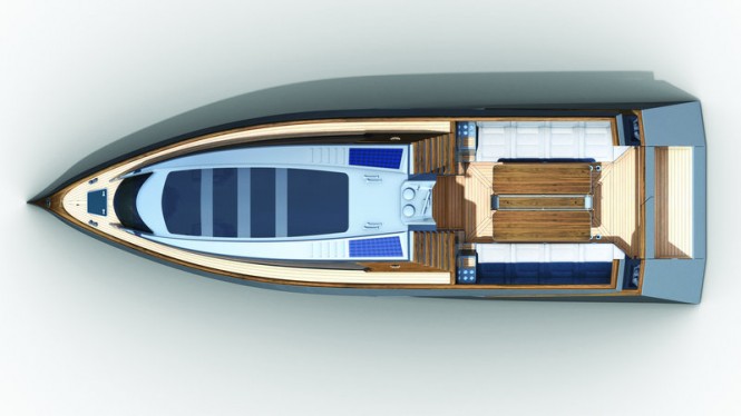 MTT-Shuttle yacht - view from above