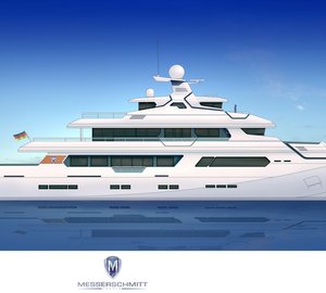 The latest 50m motor yacht MTT-Bulwark-Modules concept by Messerschmitt Yachts unveiled at the 2012 MYS