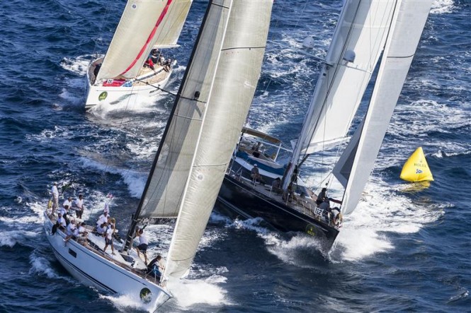 Maxi Class mark rounding - Photo by Rolex Carlo Borlenghi Maxi Class mark rounding - Photo by Rolex Carlo Borlenghi