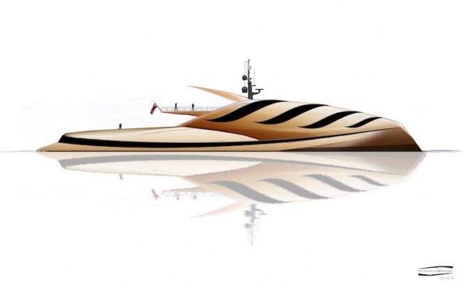 McDiarmid Design 100m PENNA yacht concept