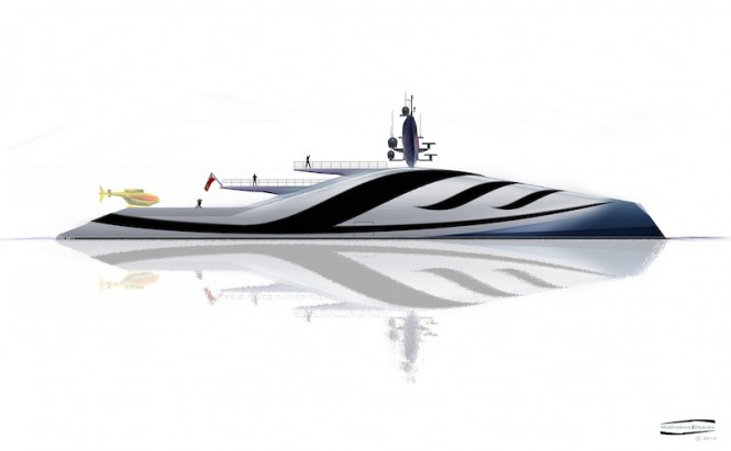 McDiarmid Design 100m motor yacht PENNA