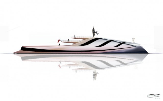 McDiarmid Design PENNA 100m yacht concept
