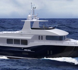The first motor yacht D75 Explorer by Dauntless Yachts to be launched in November
