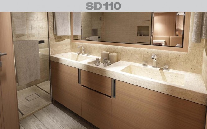 Motor yacht SD110 - Bathroom