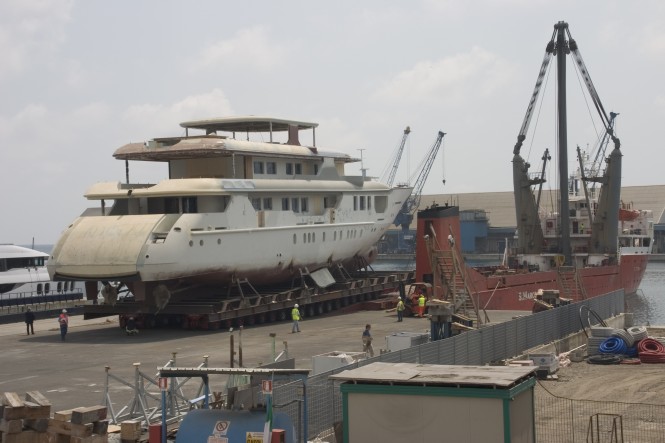 Motor yacht VIUDES 45 before her refit