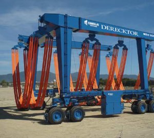 Derecktor boasts the Largest Mobile Boat Lift in Florida and the Tallest in the World