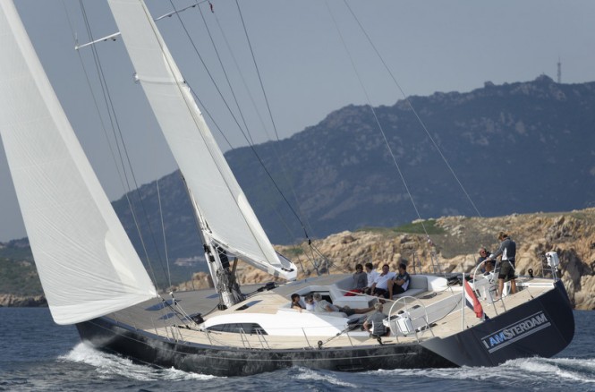 Newest addition to the SwanLine - The Swan 80S superyacht I Amsterdam by Nautor's Swan Photo Kurt Arrigo 2012