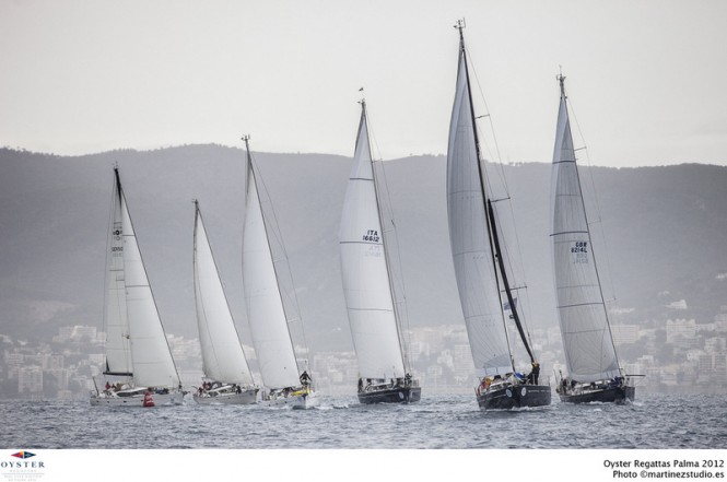 Palma hosting the spectacular Oyster yachts